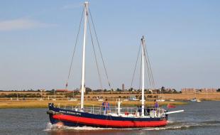The James Stevens No 14 is still in operation off the coast of Essex |  Image copyright Frinton and Walton Heritage Trust 